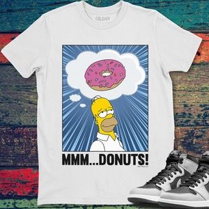 The Simpsons Homer Simpson MmmDonuts T-Shirt Unisex T-Shirt For Men Women